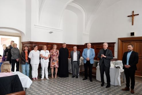 Arcibiskup Mons. Stanislav Zvolenský počas príhovoru.