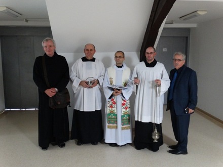 Po posviacke nových priestorov endoskopie a onkológie- júl 2016