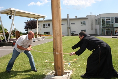 Úsmevná spomienka na návštevu Kainbachu v Rakúsku-na snímke brat Ján