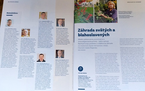 Ukážka z obsahu prvého vydania  časopisu